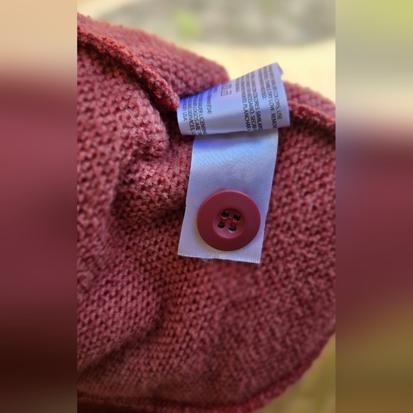 Eddie Bauer Cozy  Red Pullover Sweater - Picture 11 of 11